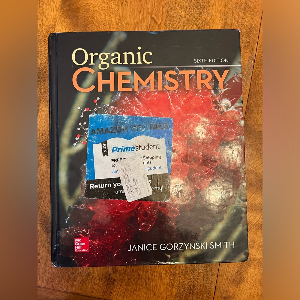 Organic Chemistry Sixth Edition Textbook